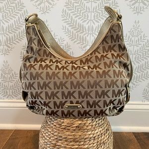 Michael Kors logo shoulder bag